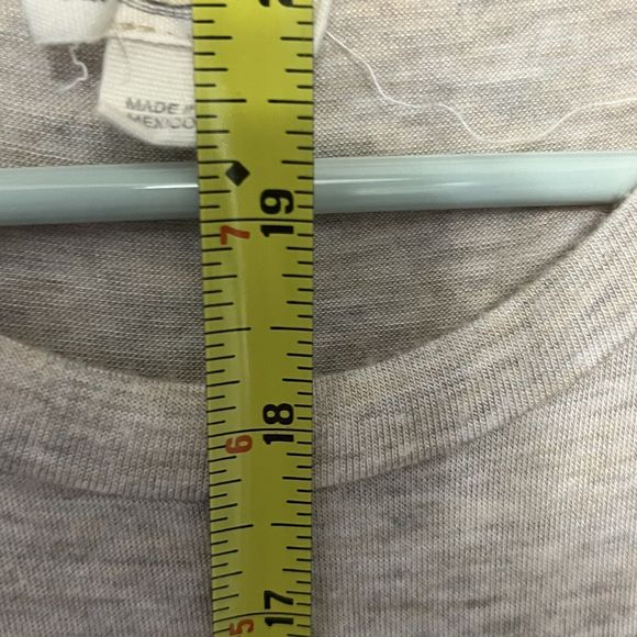 Dirtee Laundry Sleeveless Tank Top Dream Love Inspire Beige Tan Tie Front Small - Picture 8 of 8